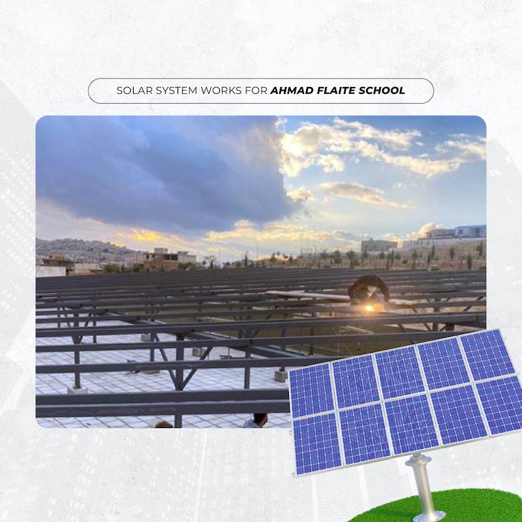 Photovoltaic Energy works for Ahmad Fleity School-Ersal